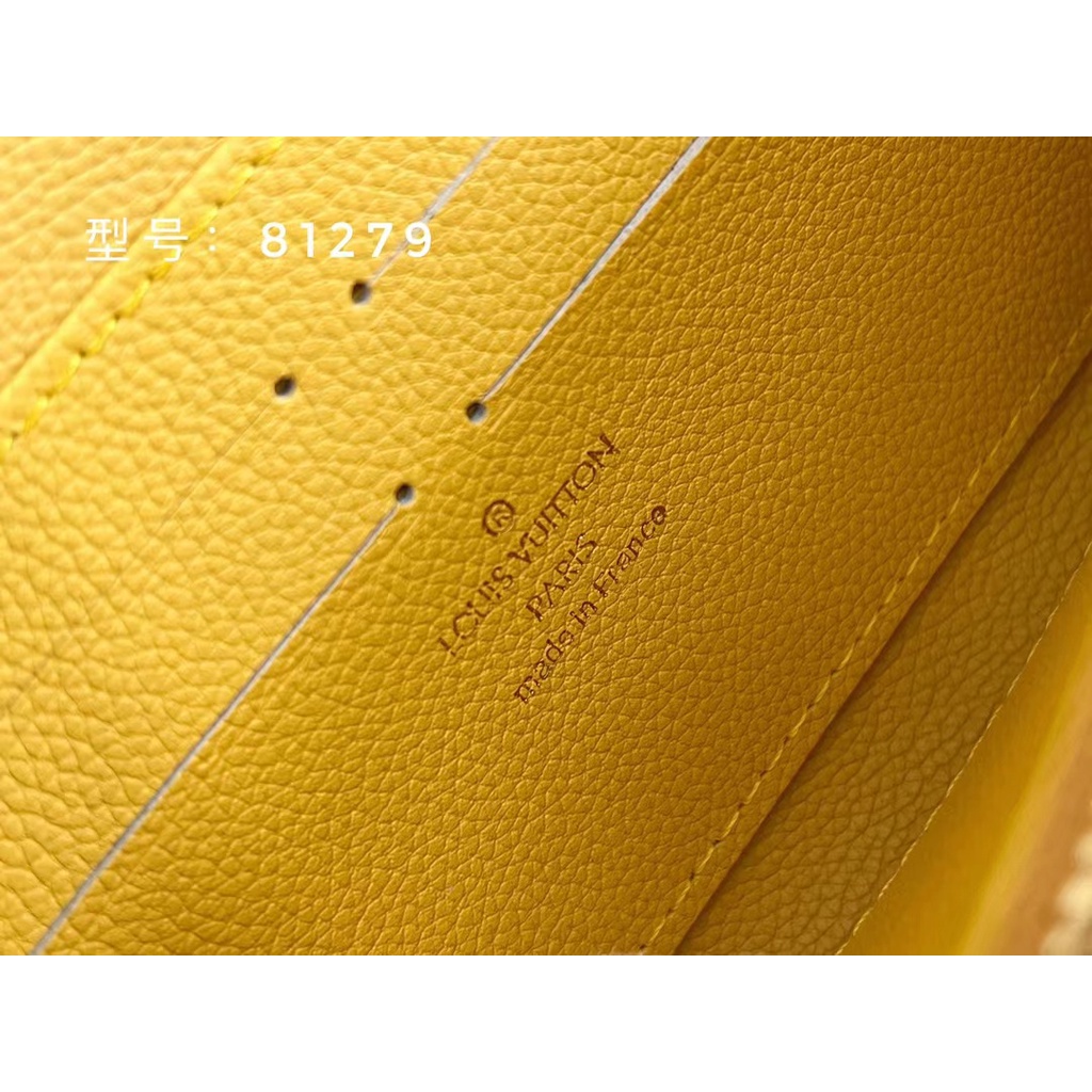 Sẵn sàng giao hàng Ví nữ có dây kéo mới của Louis Vuitton LV có hộp M81279