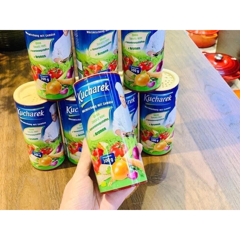 [DATE MỚI NHẤT] Hạt nêm rau củ hữu cơ KUCHAREK 300g nội địa Đức
