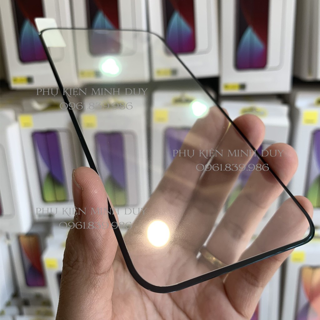 (Bộ 2 miếng) Kính cường lực chống bể mép dùng cho iPhone 12 Series Baseus 0.23mm Curved-screen Tempered Glass ❤