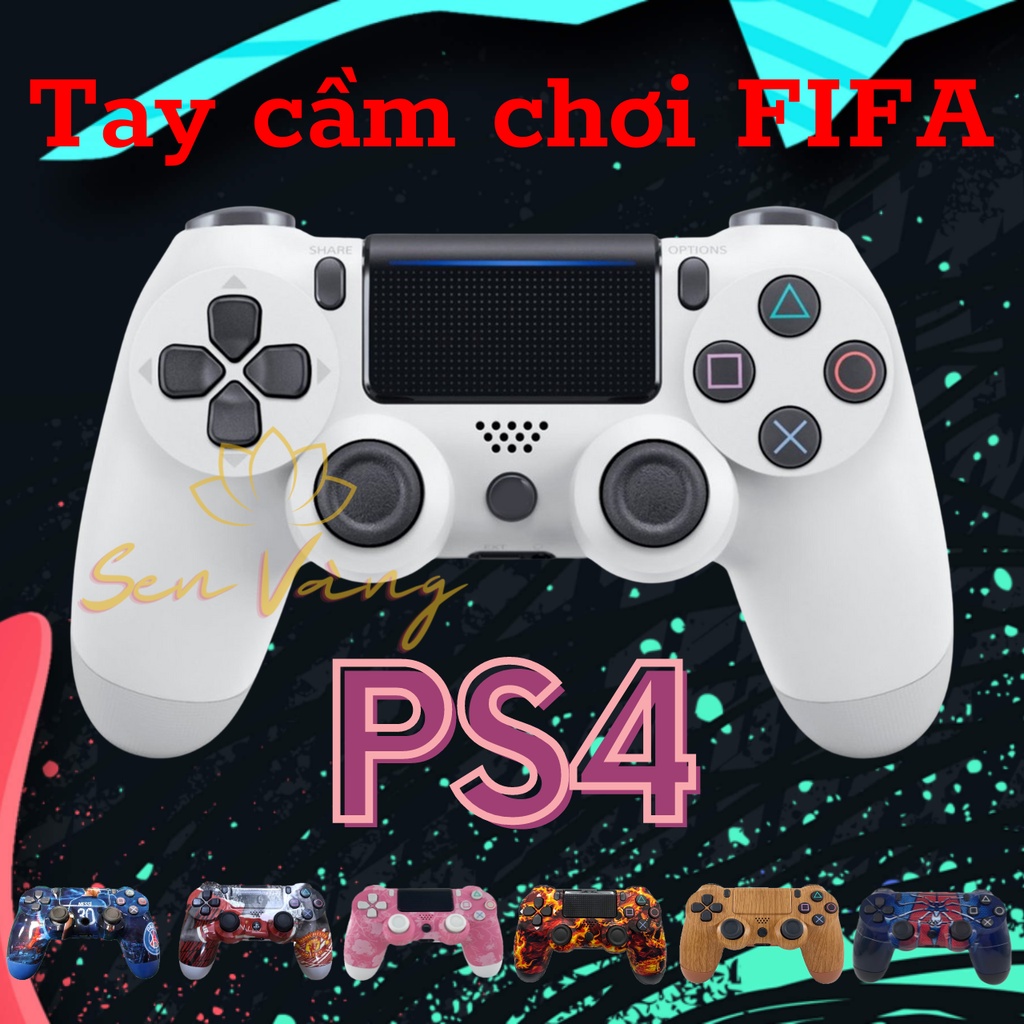 💥FREESHIP💥Tay cầm PS4 kết nối bluetooth Tay cầm chơi game đá bóng có rung kết nối được nhiều thiết bị