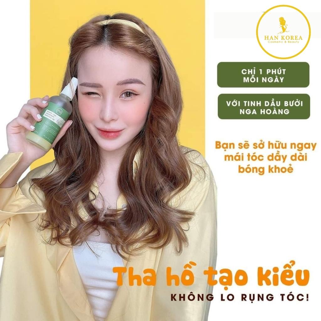 Xịt tóc tinh dầu bưởi Hoàng Cầm 100ml, ngăn rụng tóc, hỗ trợ thúc đẩy quá trình  mọc tóc, dưỡng tóc chắc khỏe HÂN KOREA