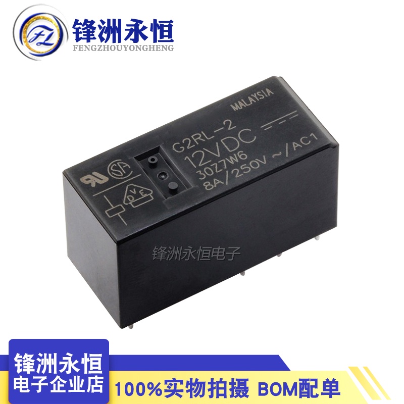 OMRON Rơ Le Điện Trở Hai Cửa G2rl-2-12vdc 24VDC DC12V/24V 8 Chốt