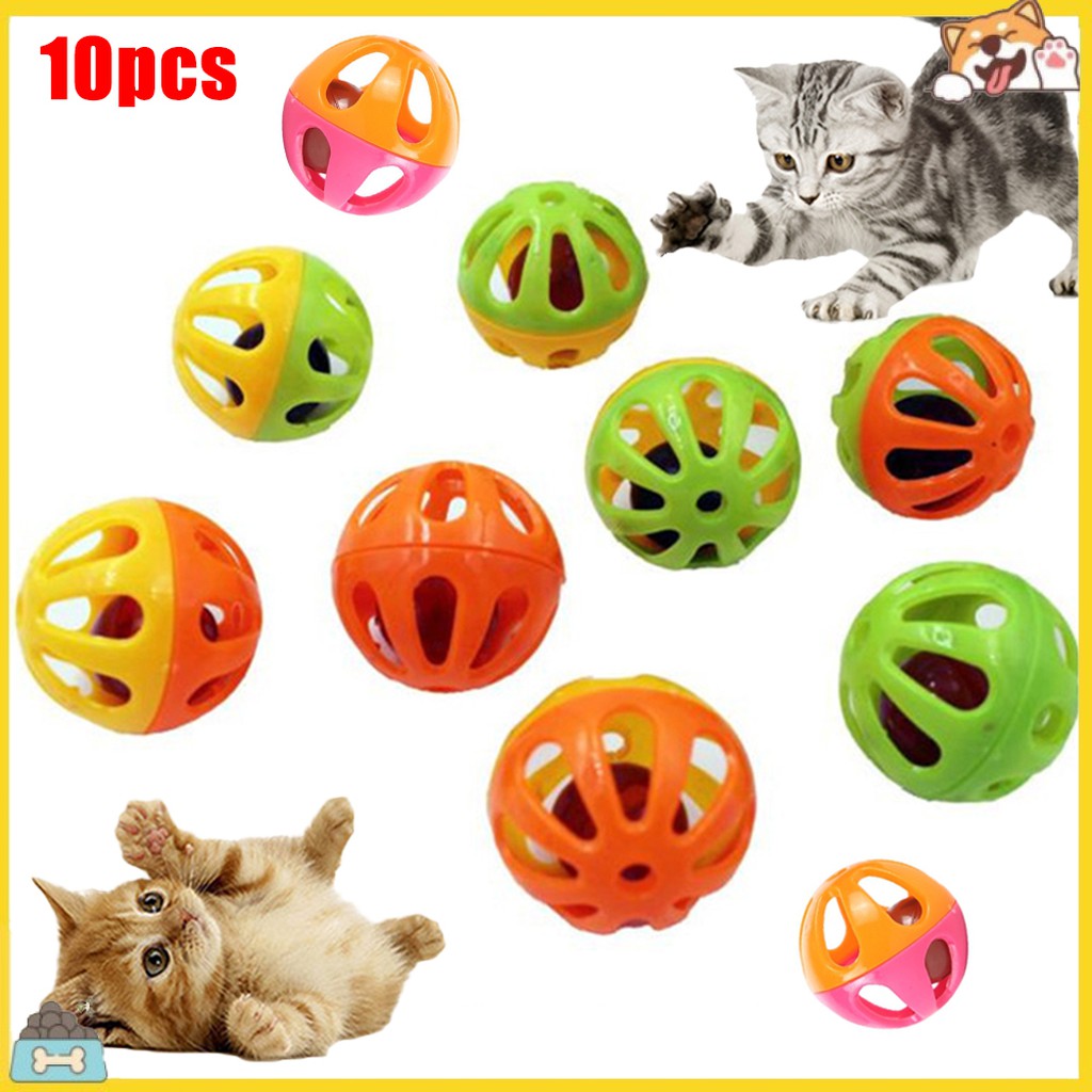 Bộ 10 Bóng Nhựa Đồ Chơi Cho Mèo