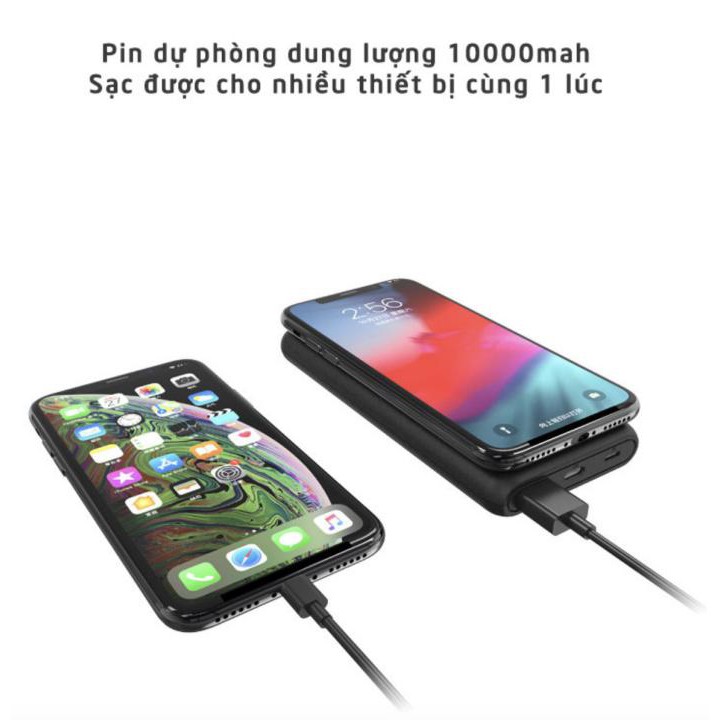 Pin sạc dự phòng 2in1 kiêm đế giữ điện thoại TX10 10000mAh - Home and Garden