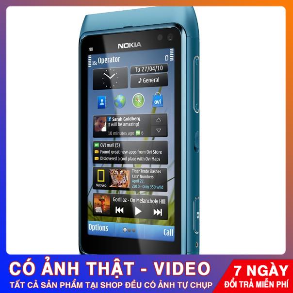 ⭐️ Điện Thoại Nokia N8 Cảm Ứng Bộ Nhớ 16G WiFi 3G Chính Hãng Bảo Hành 6 Tháng