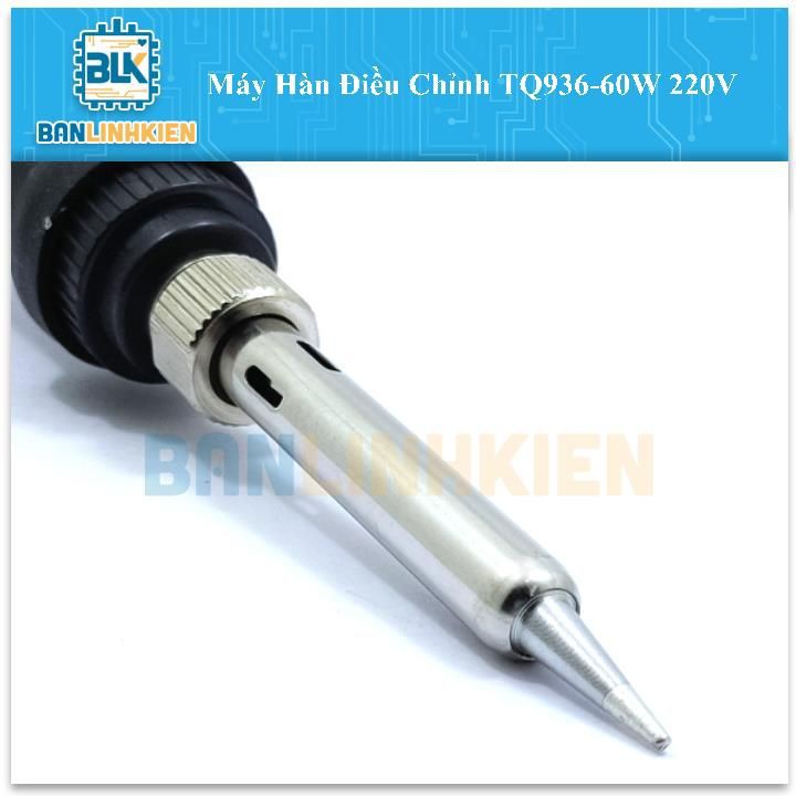 Máy Hàn Có Điều Chỉnh Nhiệt Độ TQ936 220V 60W ,mỏ hàn chì mini và phụ kiện hàn,  thiếc hàn, bộ mũi hàn, kệ hàn