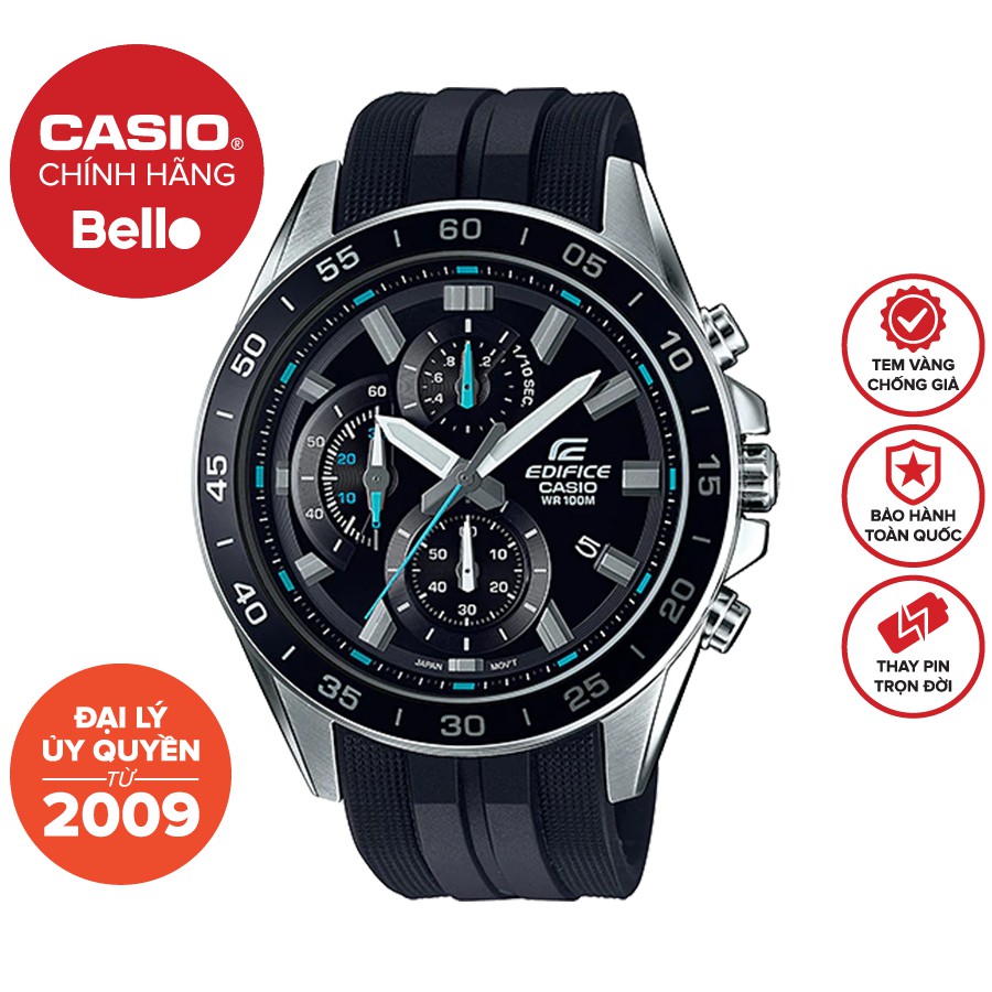 Đồng hồ Casio Edifice Nam EFV-550P-1A chính hãng chính hãng bảo hành 1 năm Pin trọn đời