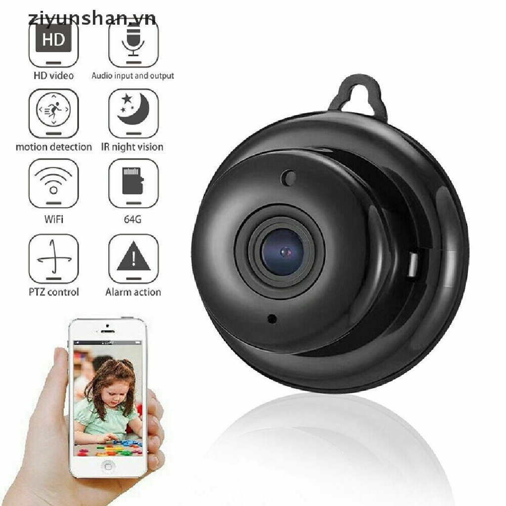ziyunshan HD 1080P V380 Wireless WiFi Camera Hiden Webcam Home Security Night Vision vn