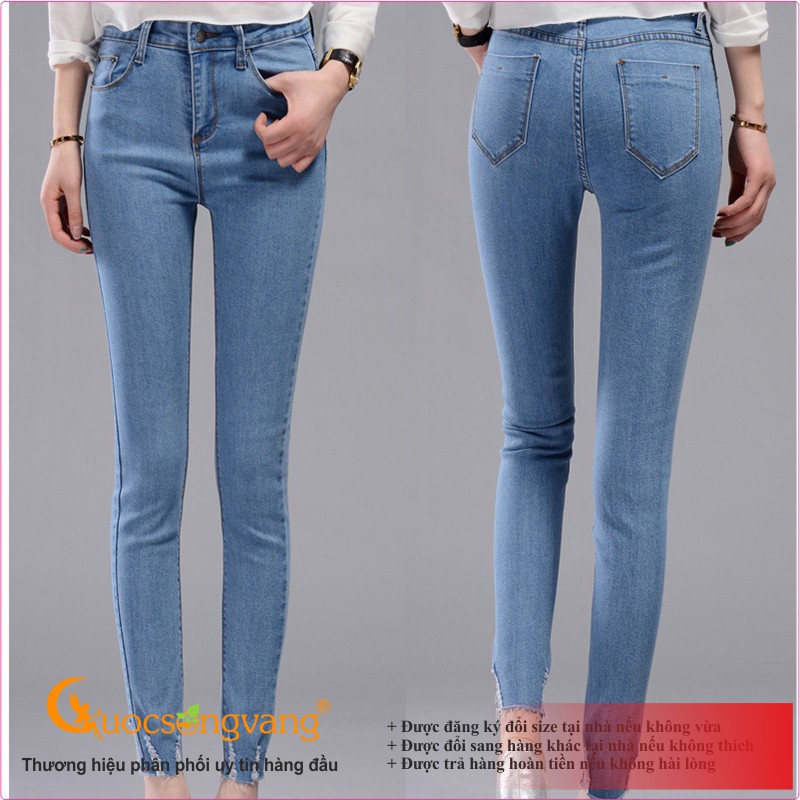 Quần nữ skinny kiểu quần jean nữ không lai GLQ017 Cuocsongvang