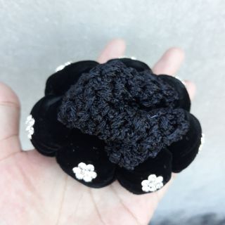 Chụp tóc nhung búi cao trung niên