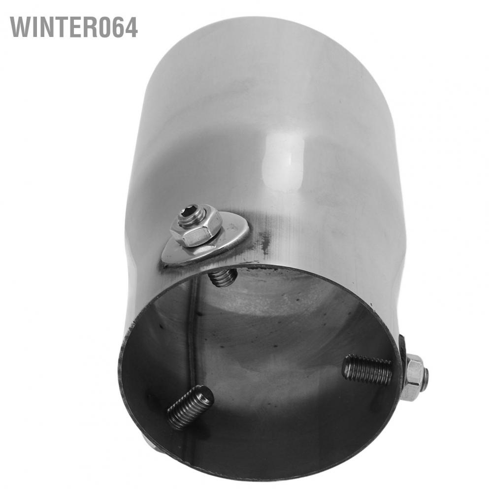 ống xả ô tô Bộ giảm âm xả đa năng Đầu thép không gỉ Đường kính trong 76mm / 2,99in Đường kính ngoài 89mm / 3,50in Winter064