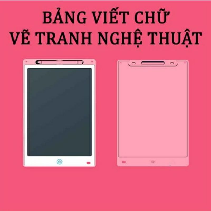 🏰HCM 🏰 Bảng viết, bảng vẽ điện tử thông minh LCD tự xóa 8.5 inch có khóa màn hình