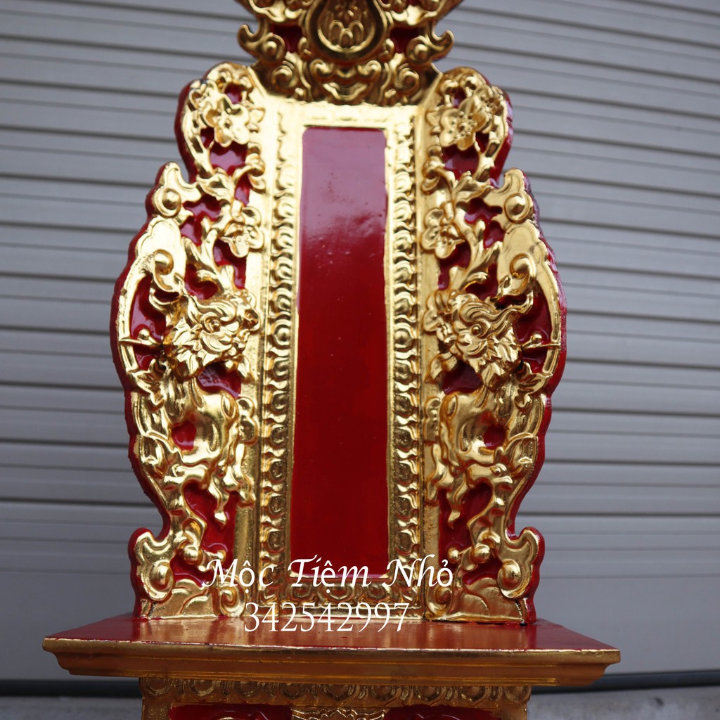 Bài vị thờ gia tiên-Long vị thờ-Linh vị gỗ mít