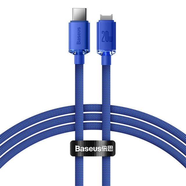 Cáp sạc nhanh C to L 20W Baseus Crystal Shine Series Fast Charging Data Cable