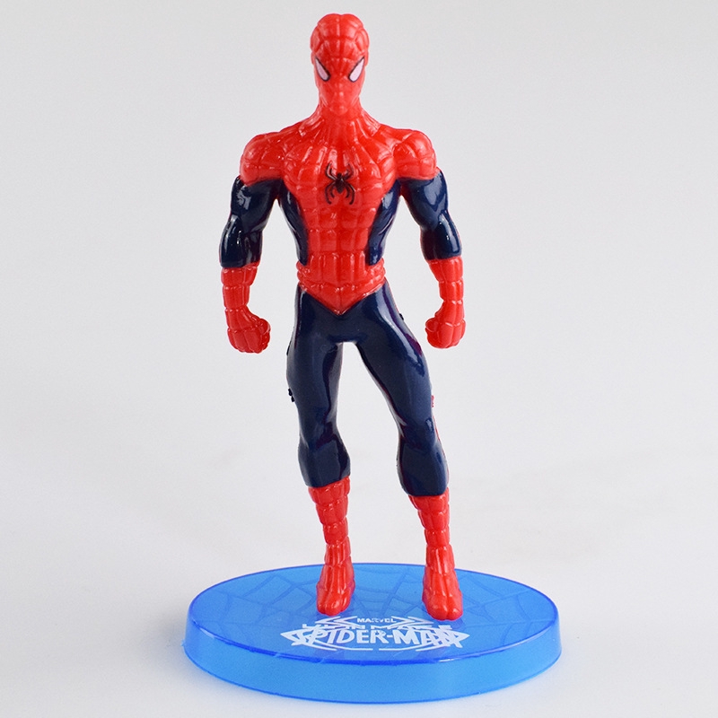 Set 7 Mô Hình Nhân Vật Siêu Anh Hùng Người Nhện