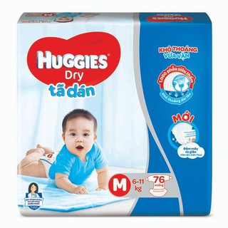 Tã dán huggies m76/l68/xl62/xxl56