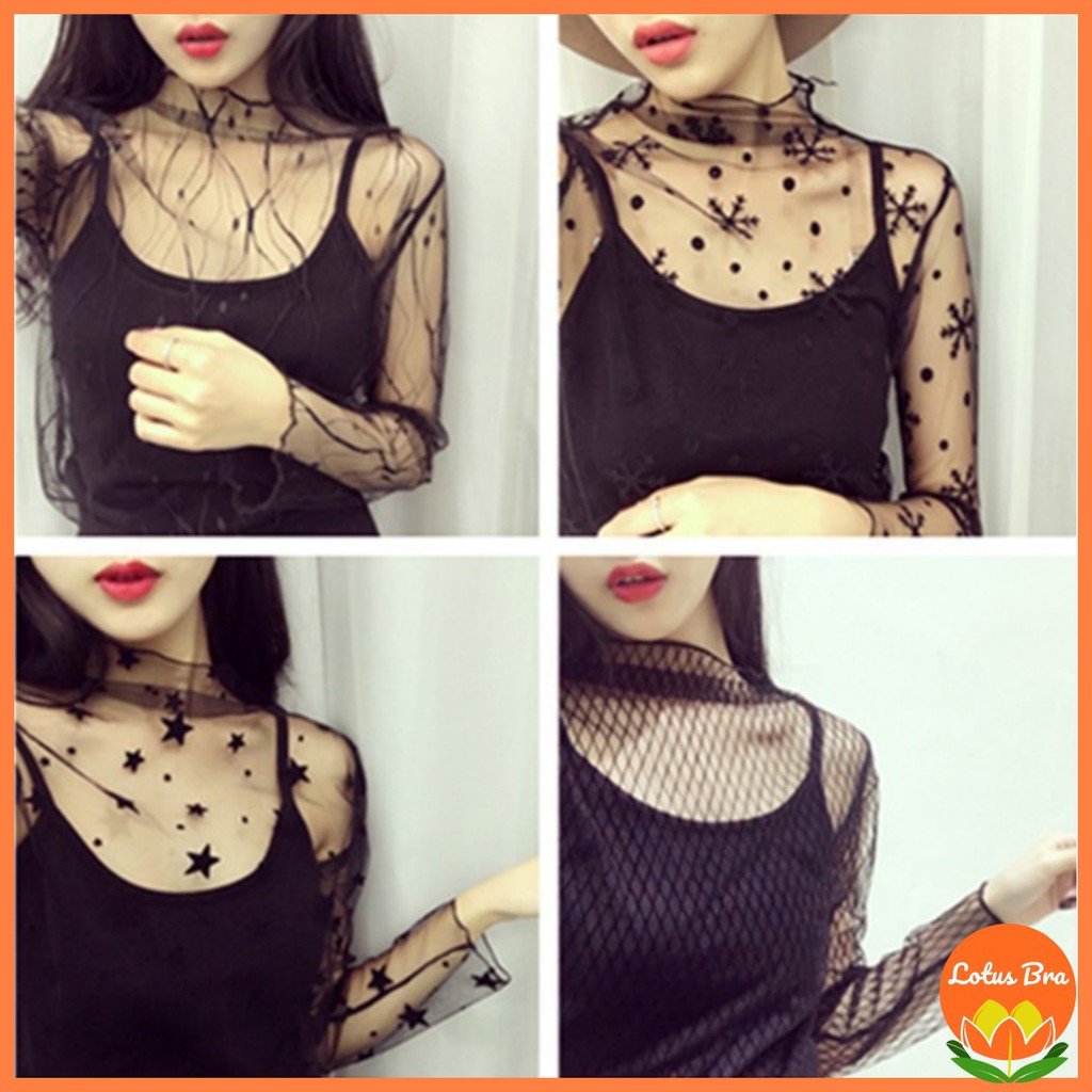 Áo lưới dài tay (Không kèm áo trong) | BigBuy360 - bigbuy360.vn