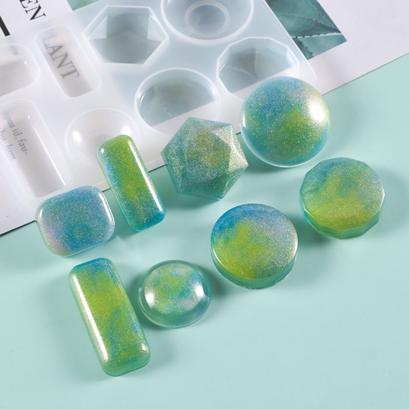 Sa Khuôn Silicon Làm Bông Tai Thủ Công Bằng Resin Thời Trang