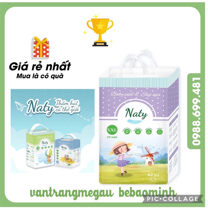 BỈM DÁN QUẦN HƯU CƠ NATY L54, Xl48, XXL42