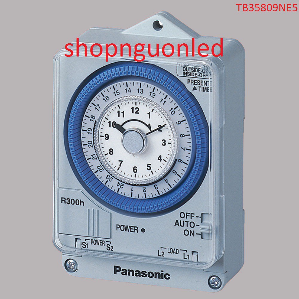 Công tắc đồng hồ điện tử (NÊN MUA) hay còn gọi là Timer hẹn giờ, công tắc hẹn giờ TB38809NE7/TB35809NE5 hiệu Panasonic.