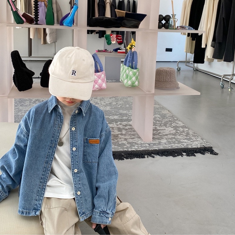 Áo sơ mi Jean cao cấp bé trai-MS170