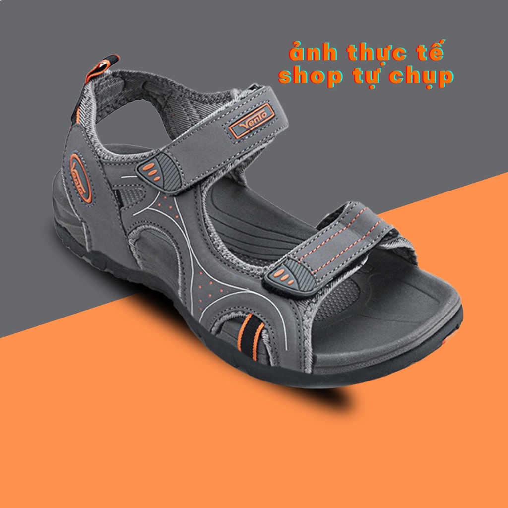 Giày sandal nam quai ngang Vento NV3610G màu xám