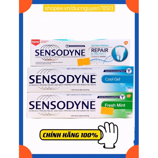 KEM ĐÁNH RĂNG SENSODYNE NGỪA Ê BUỐT tuýp 100g