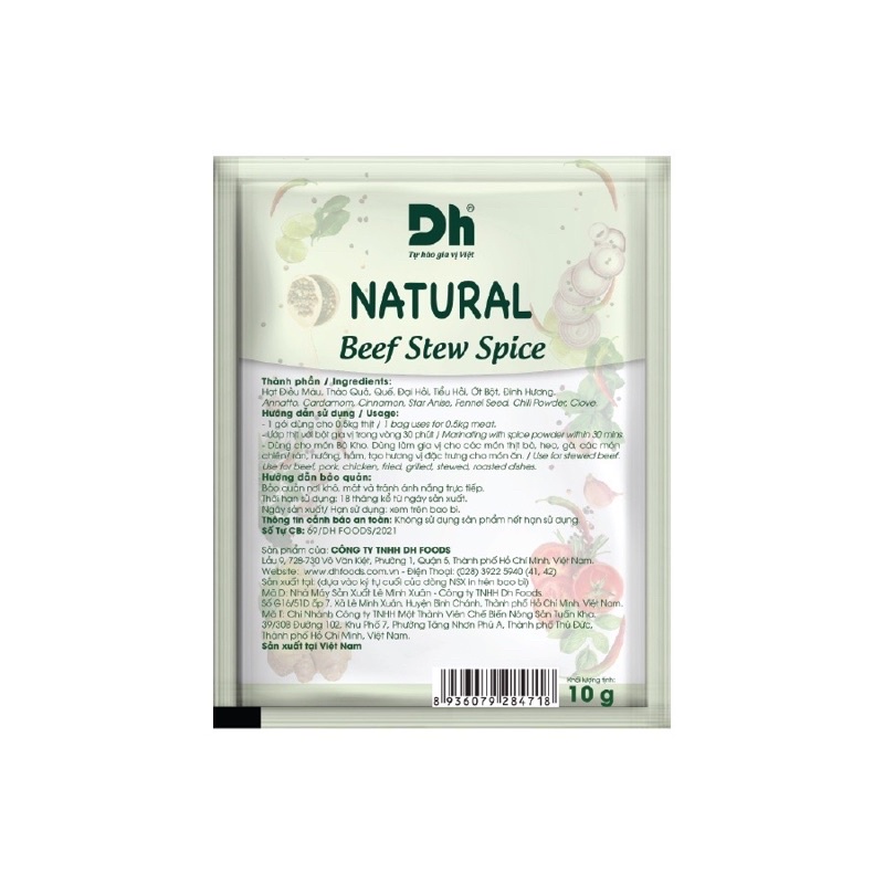 Natural Gia vị nấu bò kho