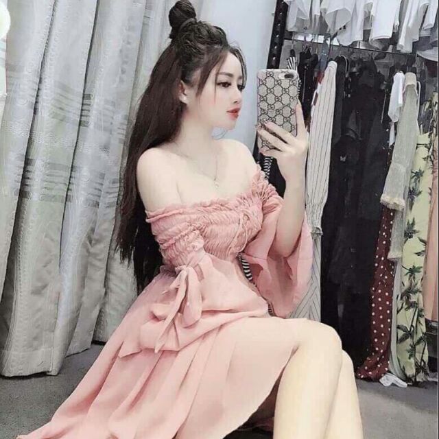 đầm voan siêu cưng