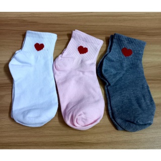 Combo 5 đôi tất nữ cổ tim dày đẹp