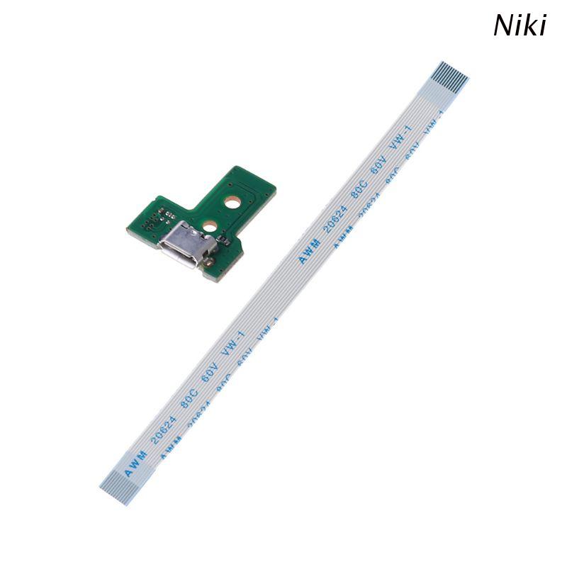 Bo Mạch Cổng Sạc USB Kèm Dây Cáp 12 Pin Chuyên Dụng Cho Bộ Điều Khiển JDS-030 PS4 | BigBuy360 - bigbuy360.vn