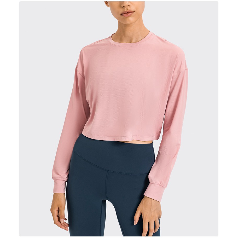 Áo tập thể thao dài tay Lululemon Muscle Love Long Sleeve - Áo tập thể thao Lulu không logo