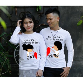 Áo đôi tay dài Anh và Em