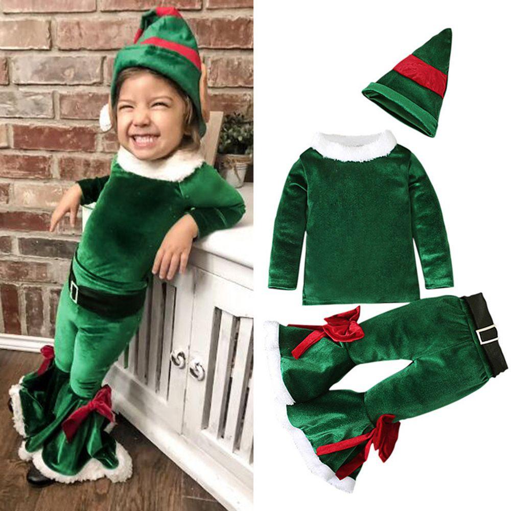 Bộ Trang Phục 4 Món Có Đai Nón Ông Già Noel Giáng Sinh Năm Mới 12 Tháng - 8T Cho Bé Trai Và Bé Gái
