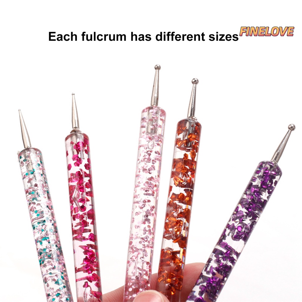 Set 5 Bút Hai Đầu Dùng Trang Trí Móng Nghệ Thuật