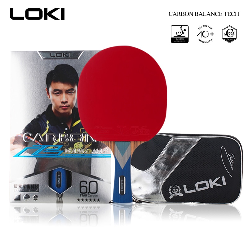 Vợt Bóng Bàn LOKI 6 Star Bằng Carbon Chuyên Nghiệp
