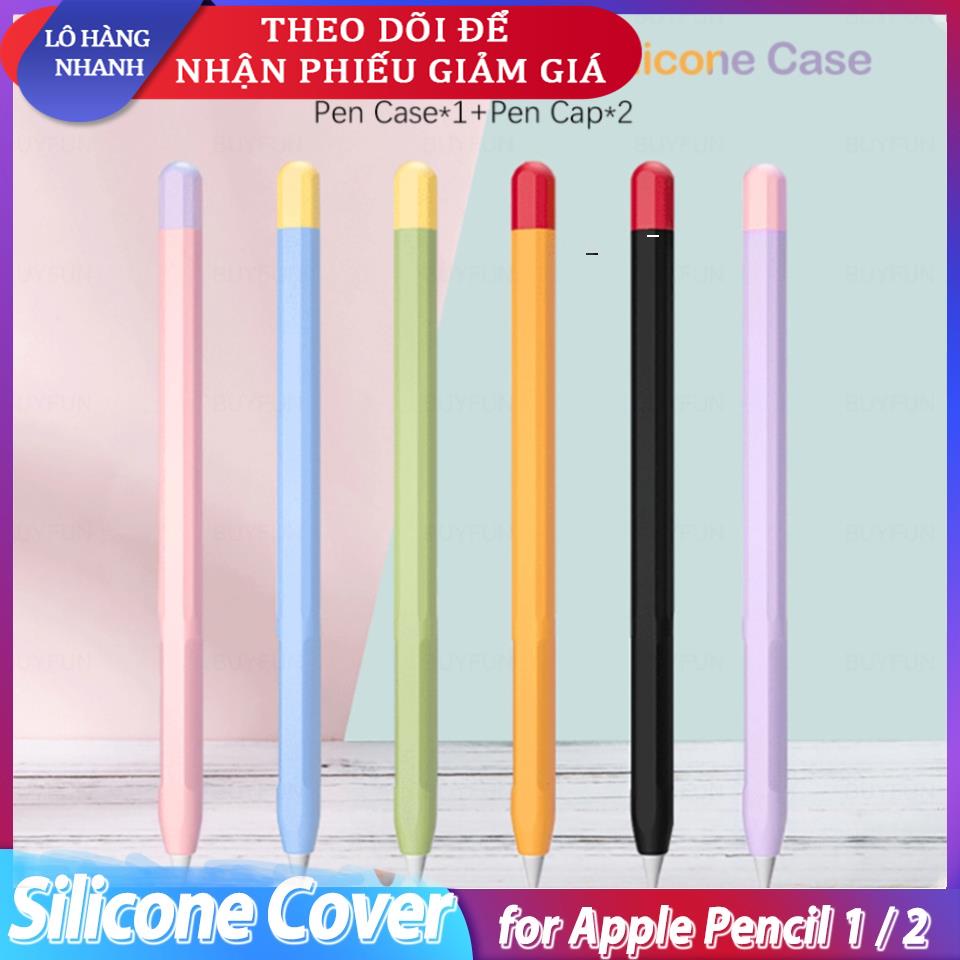 ✶✖Vỏ cao su silicon bảo vệ cho bút chì apple pencil 1 2
