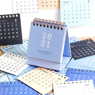 Lịch 2021 Để Bàn Thiết Kế Đơn Giản