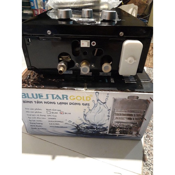 Bình nóng lạnh Gas Bluestar Gold 10L