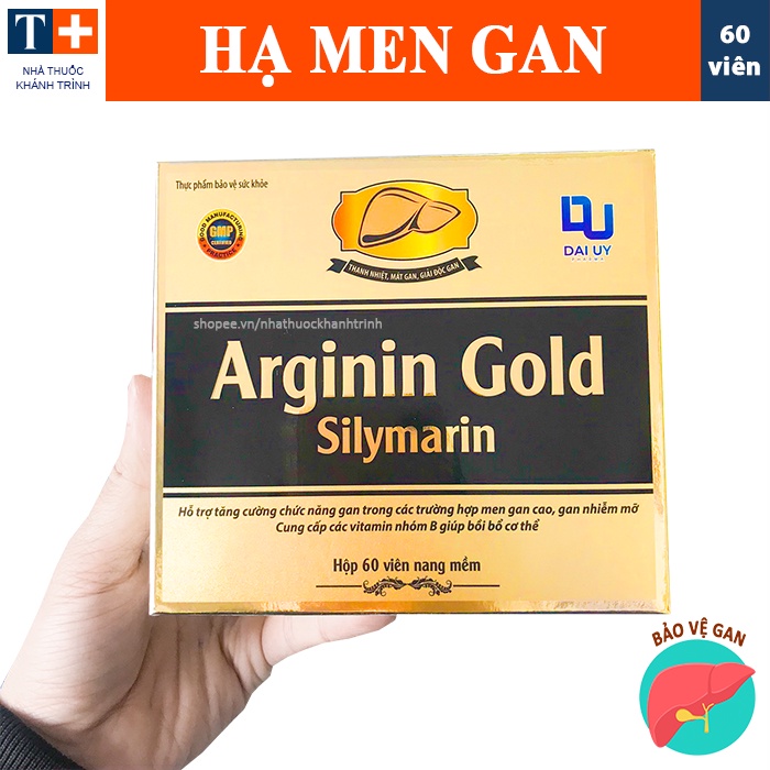 (60 viên) Viên giải độc gan ARGININE GOLD