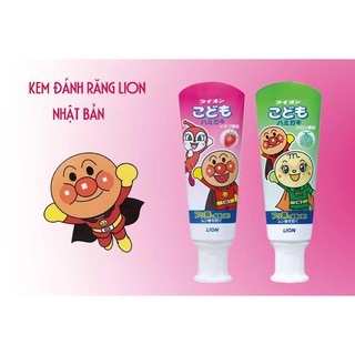 Kem đánh răng trẻ em Lion Nội địa Nhật