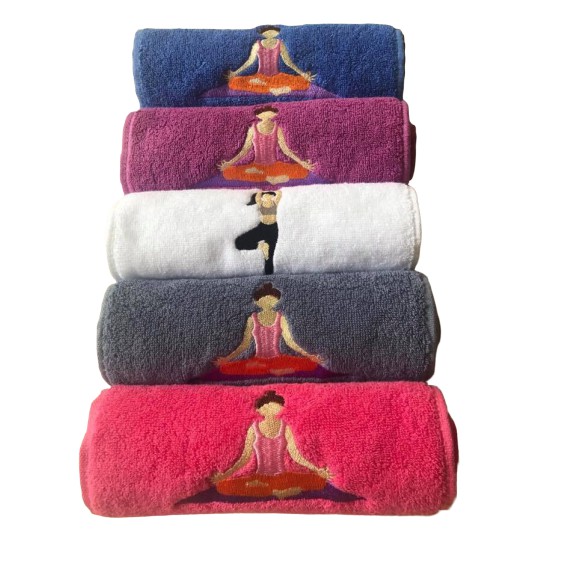 Combo 10 khăn lau mồ hôi hình yoga, khăn tập yoga thấm hút mồ hôi siêu tốt giá rẻ