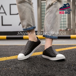 giày native đen💖FREESHIP💖giày native đen hottrend 2020 KORO2214HW