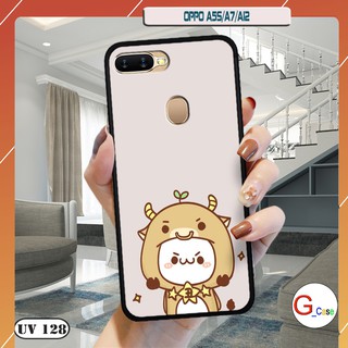 Ốp OPPO A5S-A7-A12 lưng nhám viền dẻo