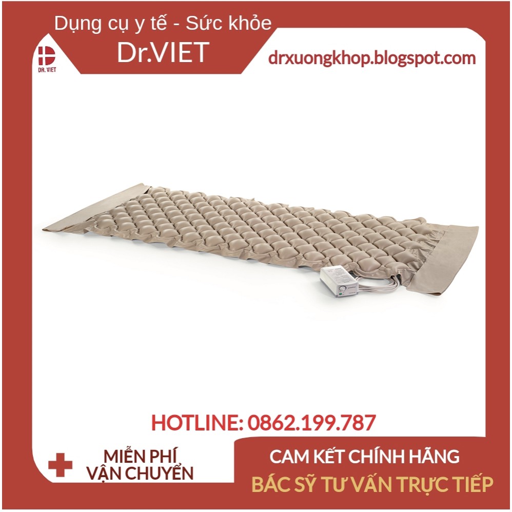 Đệm chống loét Yuwell Lattice-Cấu tạo nhiều múi, giúp giảm tối đa lực tiếp xúc lên bề mặt da, tạo cảm giác êm thoáng