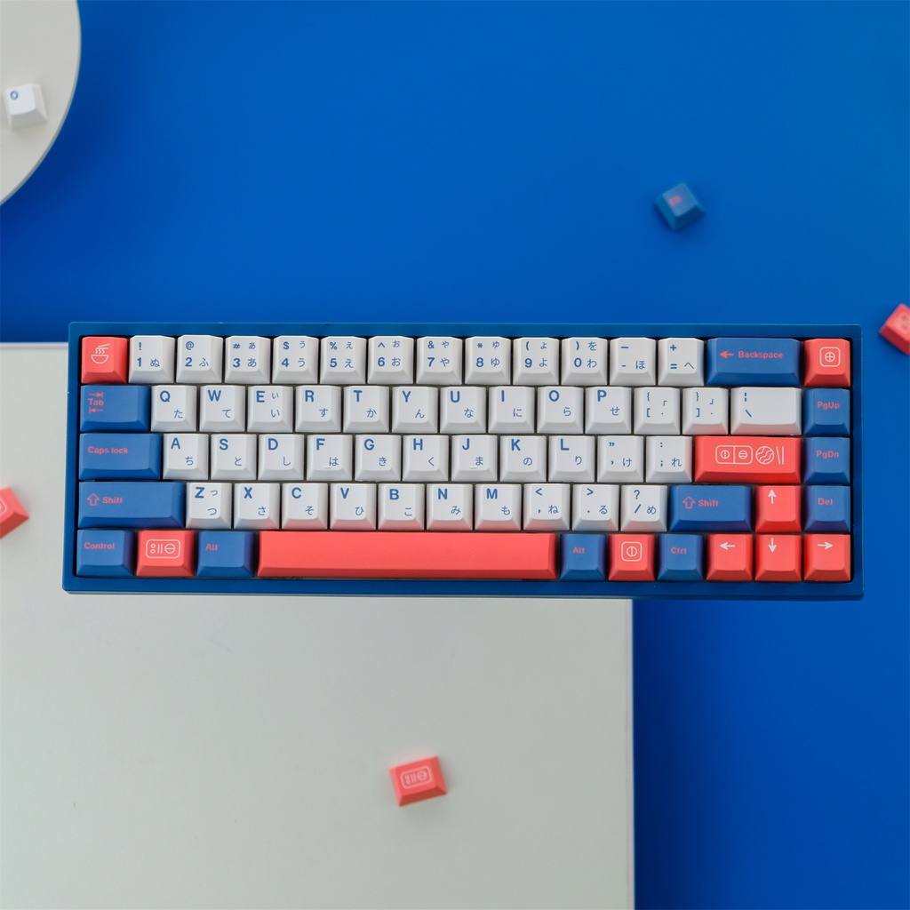 Keycap Bento Cho Bàn Phím Cơ Chất Liệu PBT In Dyesub Cherry Profile 128 Phím |EZPC