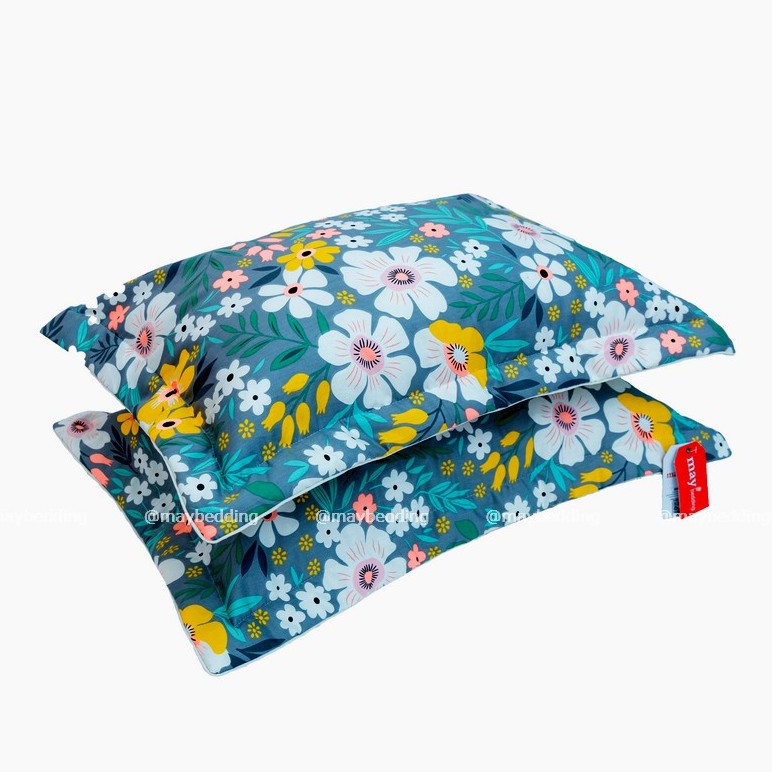 [Mã BMBAU50 giảm 10% đơn 99k] Vỏ gối nằm May Bedding cotton chất lượng cao, bao gối 45x65 cm có lót bông và khóa kéo | BigBuy360 - bigbuy360.vn