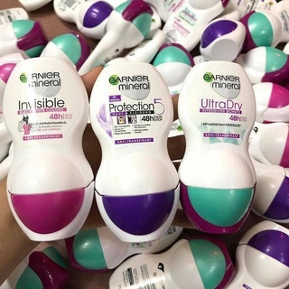 Lăn khử mùi Garnier Mineral Invisible 48h