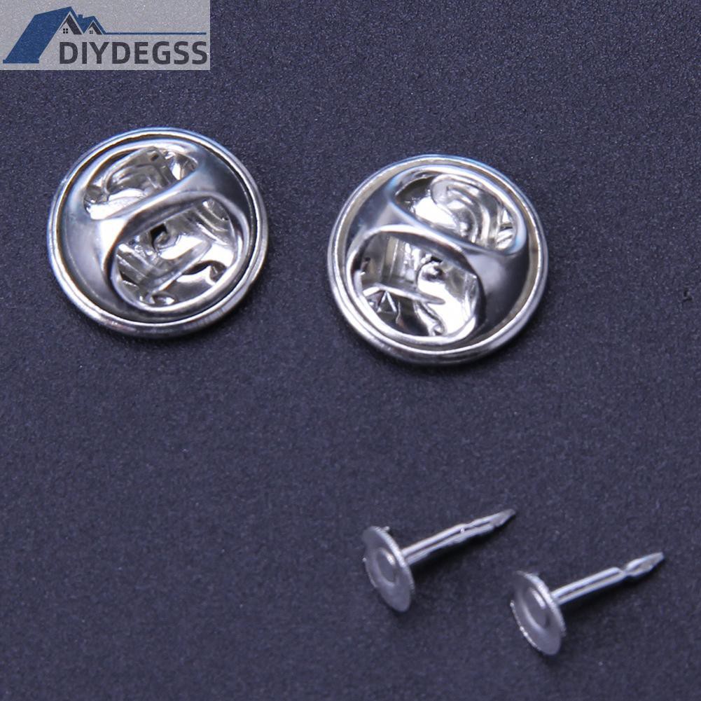 Set 100 Ghim Cài Áo Màu Bạc 12.2