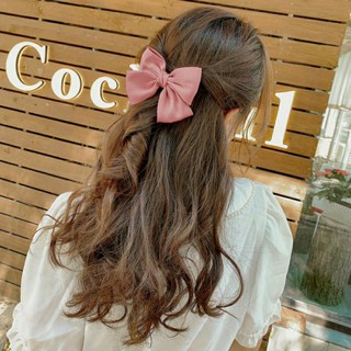 Kẹp nơ voan tiểu thư phong cách Hàn